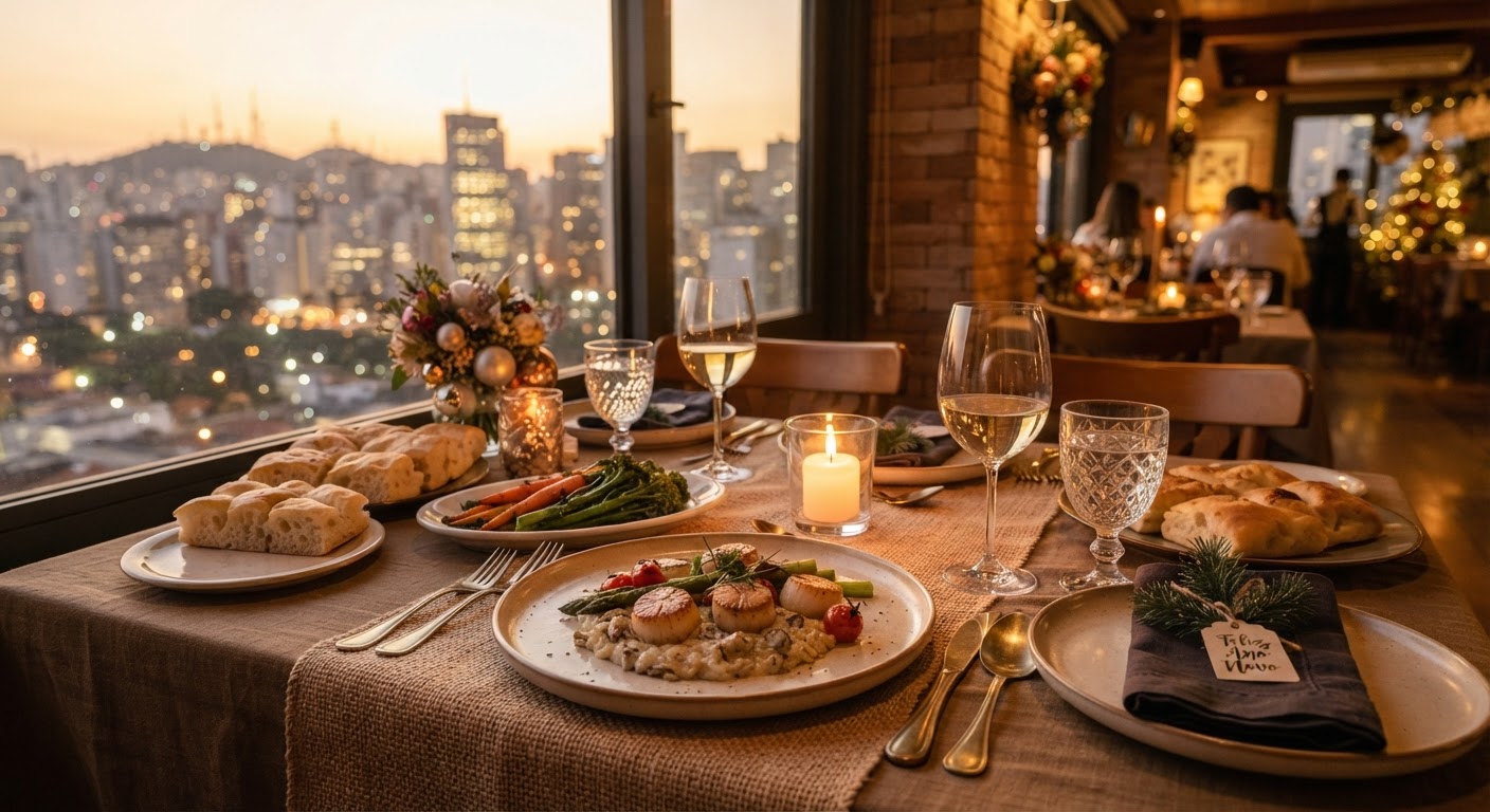 Que experiências gastronômicas procurar na virada