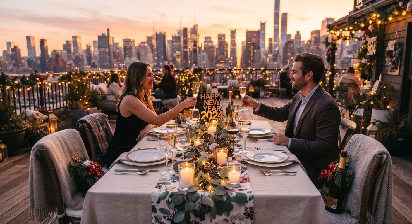 Por que escolher um rooftop para a virada do ano