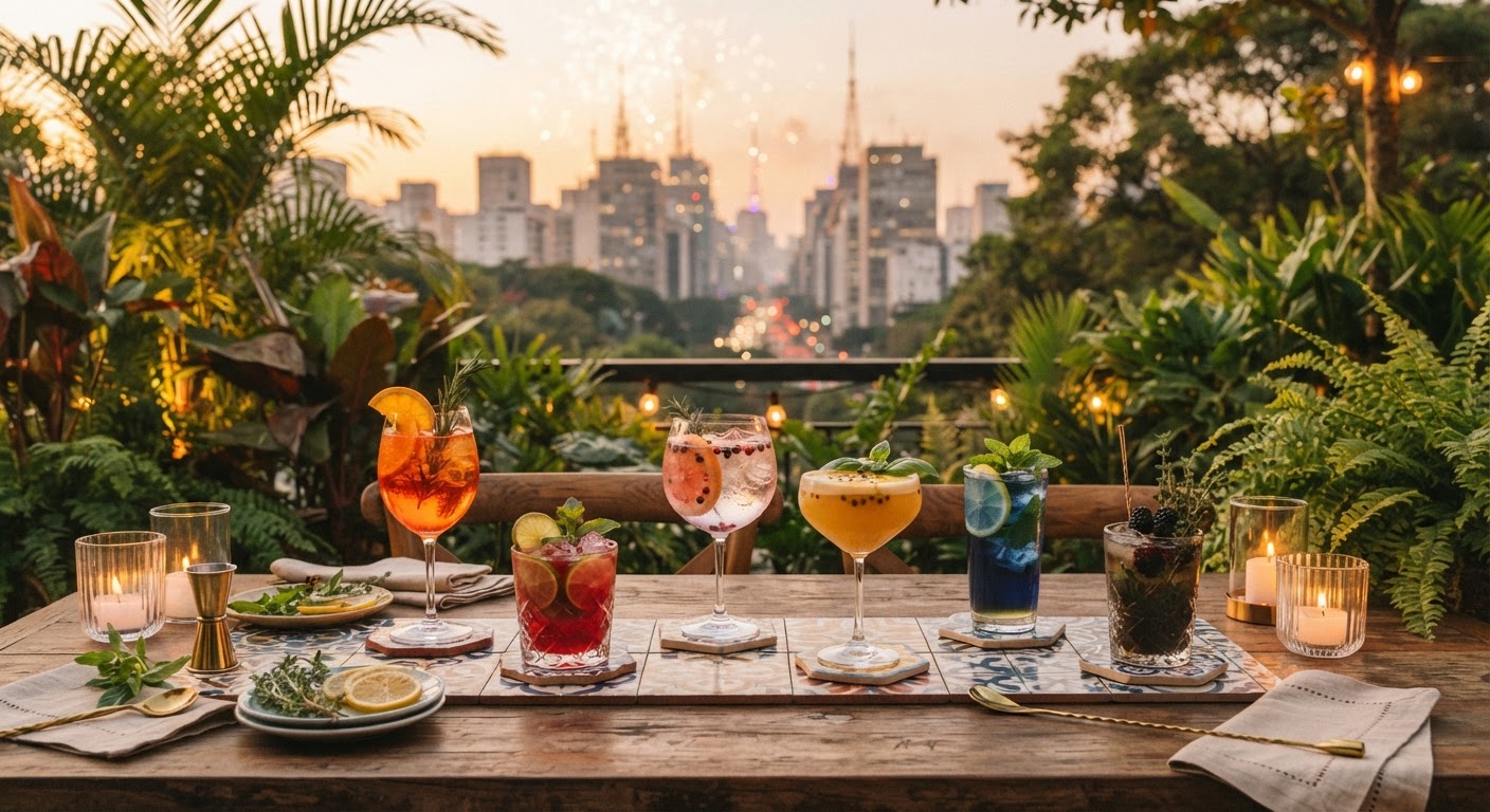 Drinks autorais para brindar a chegada do novo ano