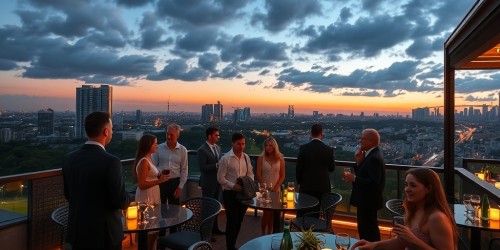 Como organizar sua comemoração em um espaço rooftop para festa de aniversário