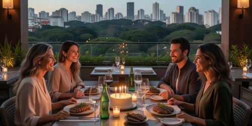 Lugares para comemorar aniversário com vista bonita