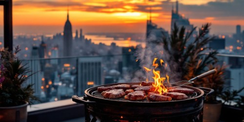 O charme de uma festa com parrilla, vinho e boa companhia