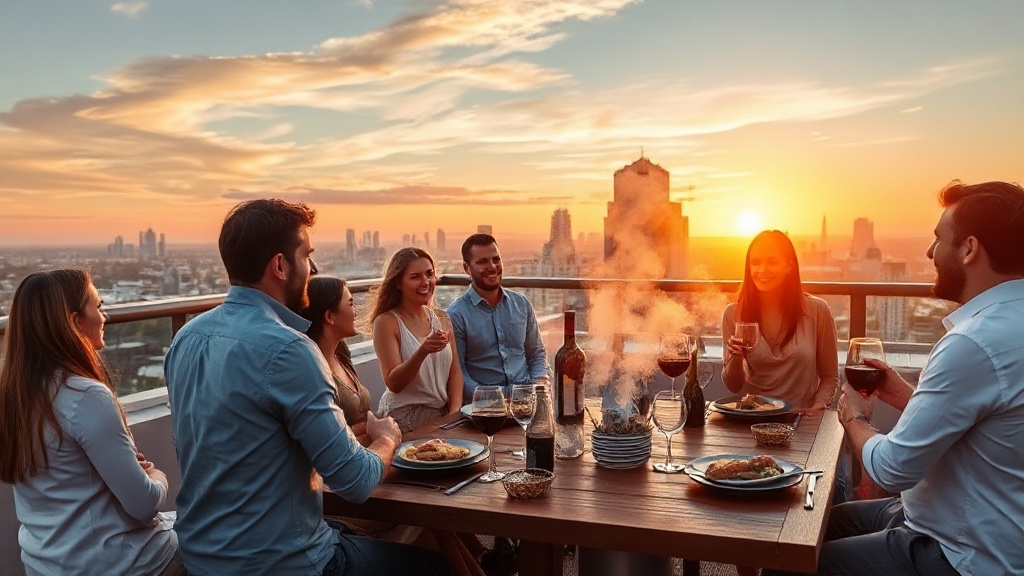 A importância do ambiente, da vista e da atmosfera na comemoração