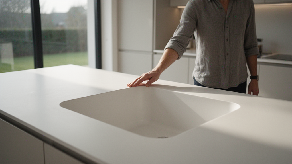 O que define uma pia de Corian sob medida na arquitetura atual