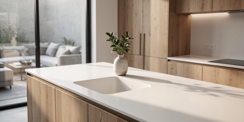 Como a bancada em Corian melhora a estética do ambiente