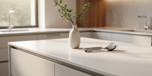 Bancada de cozinha em Corian para cozinhas planejadas