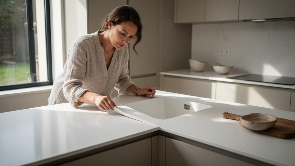 Corian na cozinha: entenda o material e o que realmente importa
