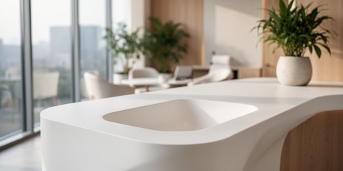 Bancadas em Corian para clínicas de estética avançada