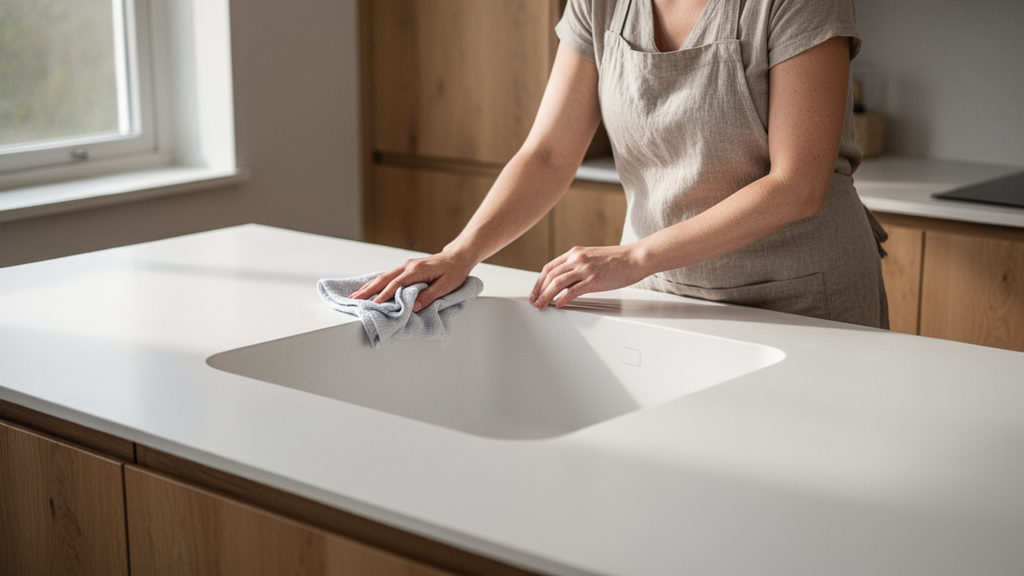 Corian sob medida: o que é e por que isso influencia na limpeza
