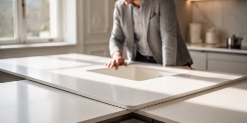 Como escolher uma pia de Corian sob medida para sua cozinha