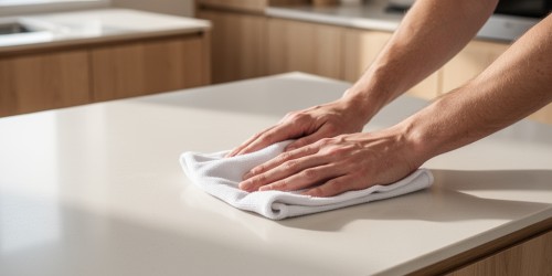 Como conservar uma bancada de cozinha em Corian