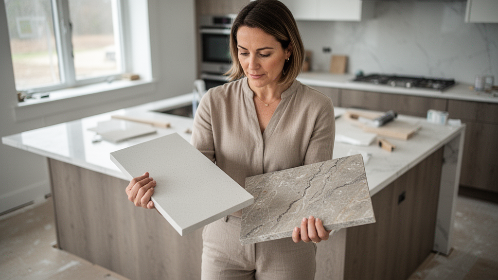 Corian sob medida versus pedra natural: o que realmente muda na prática