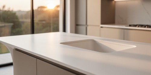 Bancada de cozinha em Corian para projetos personalizados