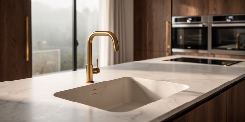 Vantagens da pia de Corian sob medida em ambientes sofisticados