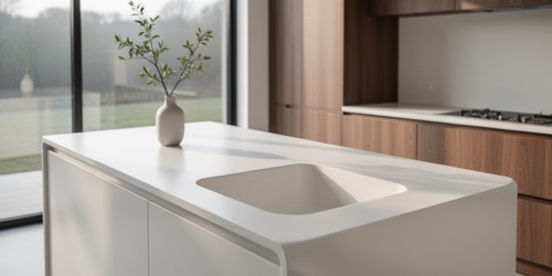 Tendências de bancada em Corian para projetos modernos