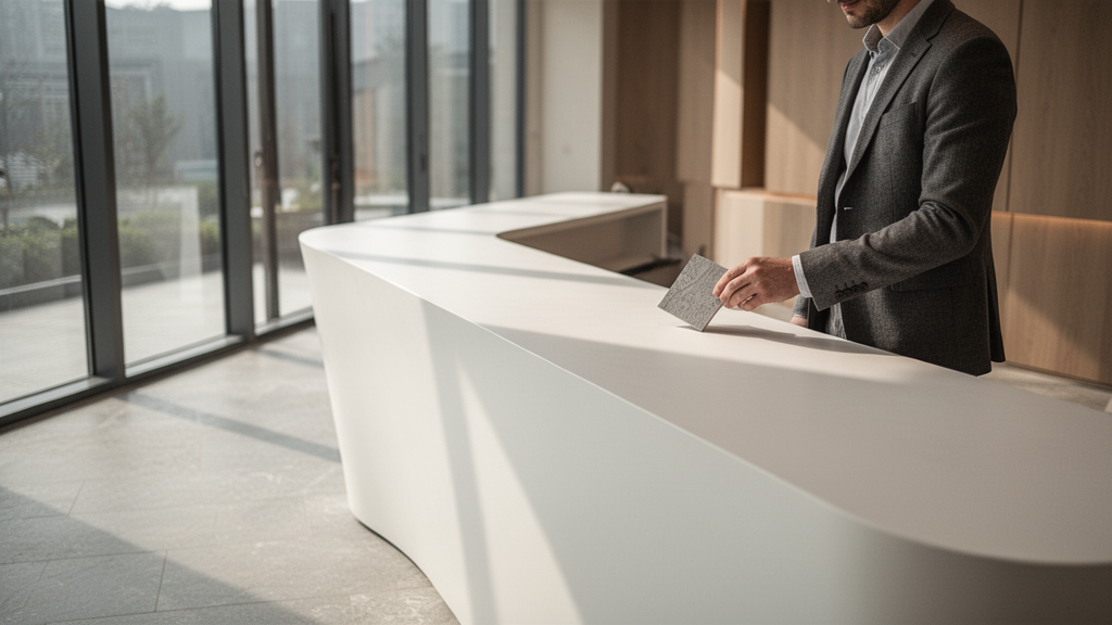 Visualize seu ambiente com superfícies exclusivas em Corian