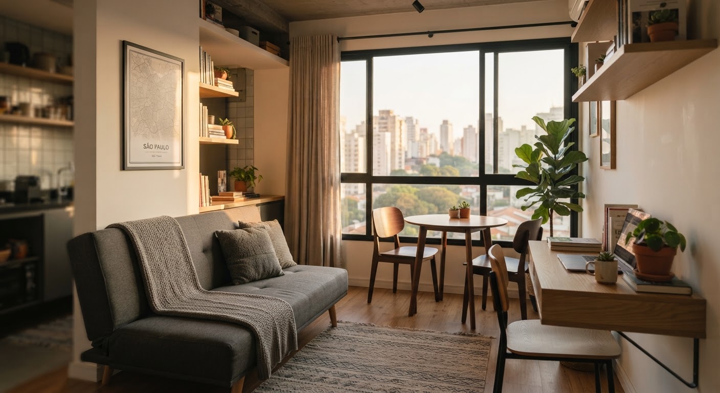 Tipos de móveis para compor apartamentos pequenos