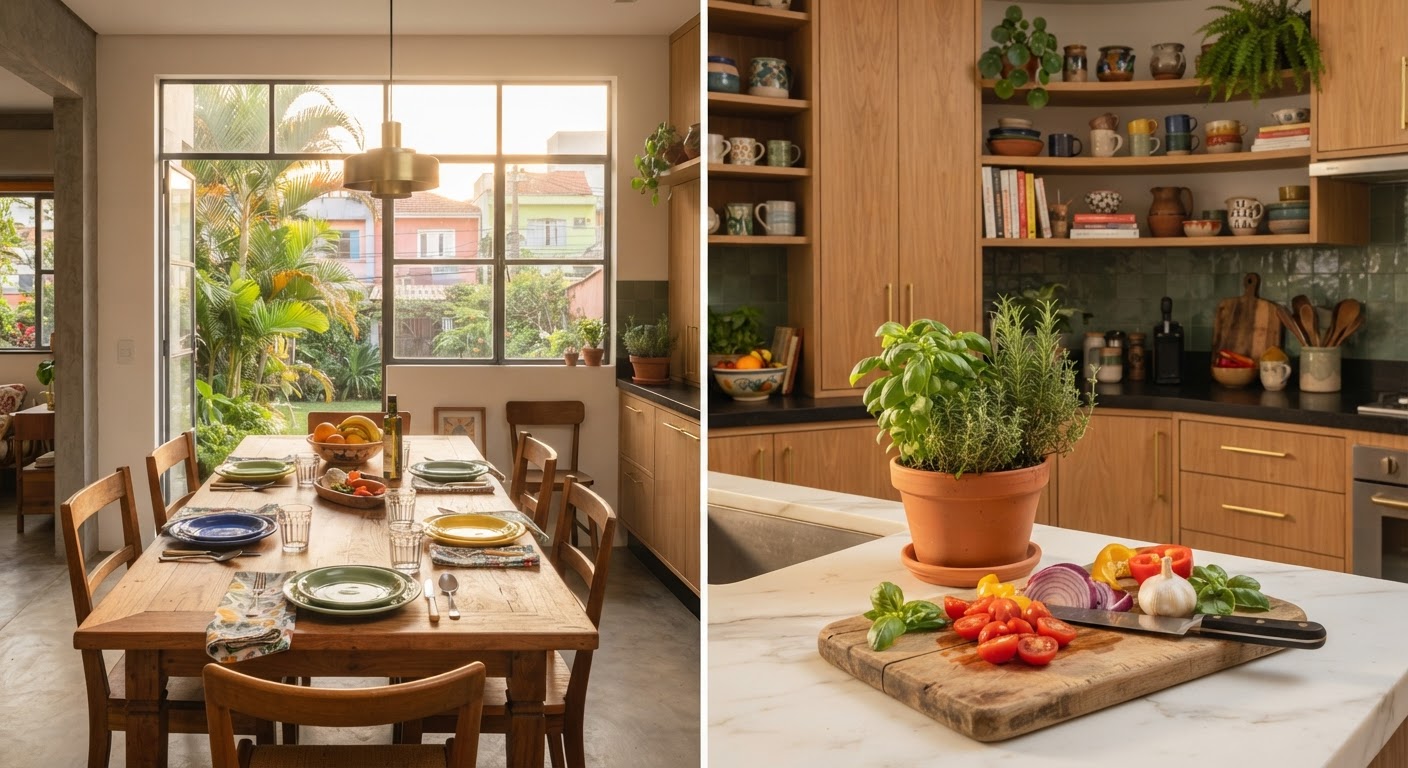 Tipos de móveis para compor uma cozinha personalizada