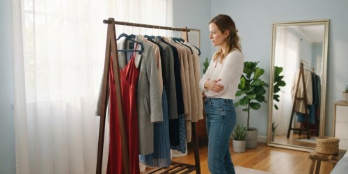 Roupas longas precisam de qual espaço nos cabideiros