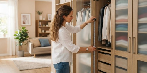 Como calcular a profundidade ideal de um guarda roupa planejado