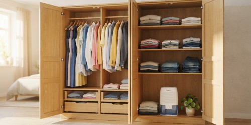 Ventilação no guarda roupa: cuidados para reduzir a umidade