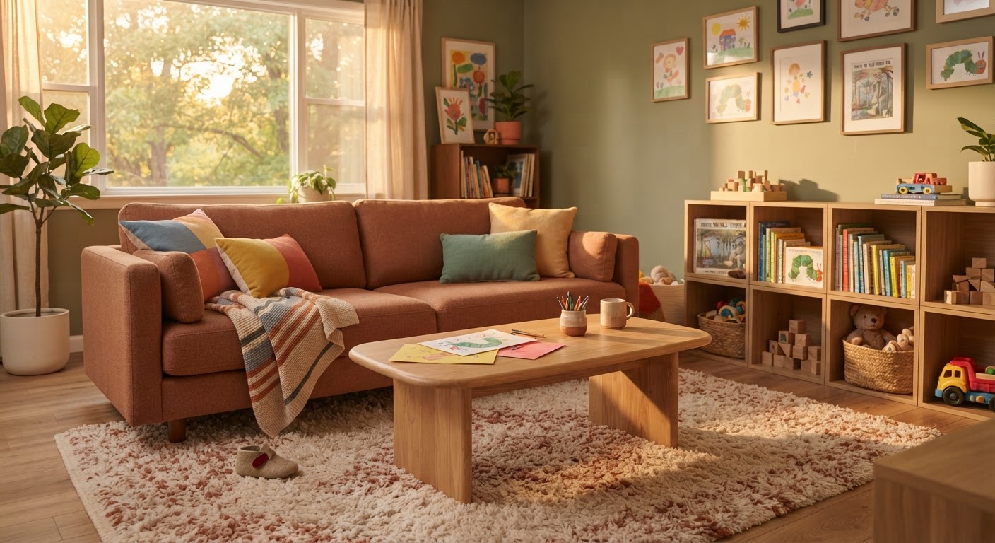 Como o projeto de interiores muda quando há crianças em casa