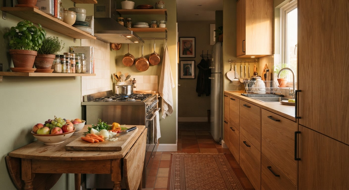 Tendências que valorizam cozinhas compactas e corredores