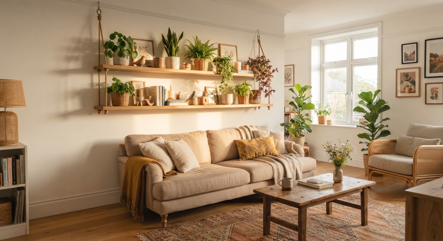 Tendências atuais para móveis suspensos e decoração