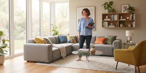 Como planejar a circulação ao distribuir móveis modulados