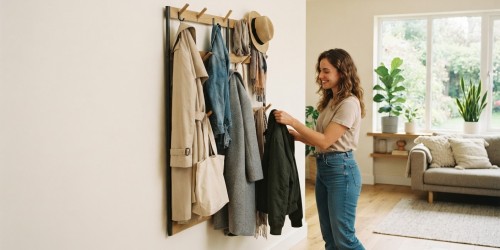 Cabideiros em alturas diferentes: quando essa solução faz sentido