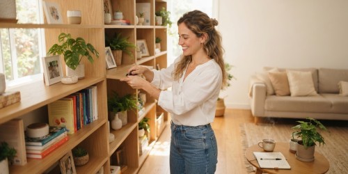 Prateleiras reguláveis permitem adaptar o espaço a novos usos