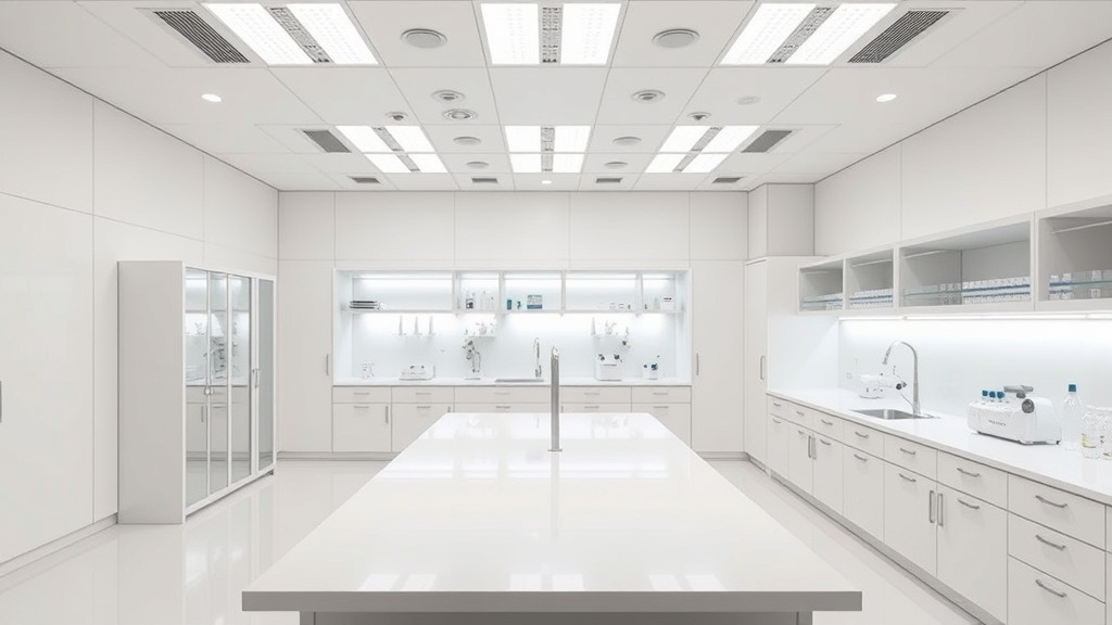 Tendências em superfícies para laboratórios e salas limpas
