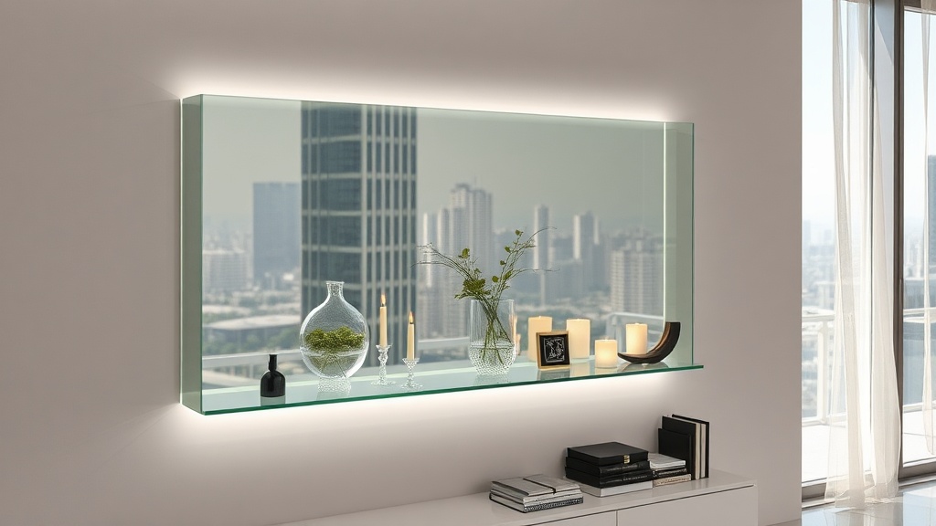 A elegância transparente: por que prateleiras de acrílico encantam