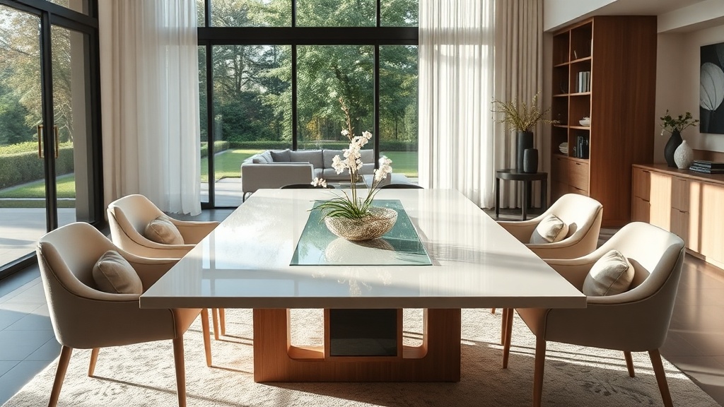 Tendências atuais em móveis e decoração que dialogam com o centro de mesa