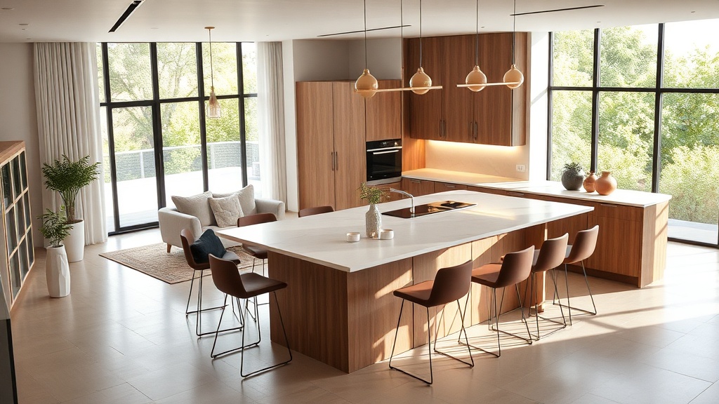 Ilhas de cozinha em ambientes integrados: conceito e possibilidades
