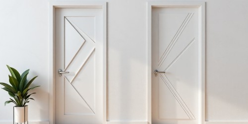 Recortes e detalhes personalizados em portas de ACM