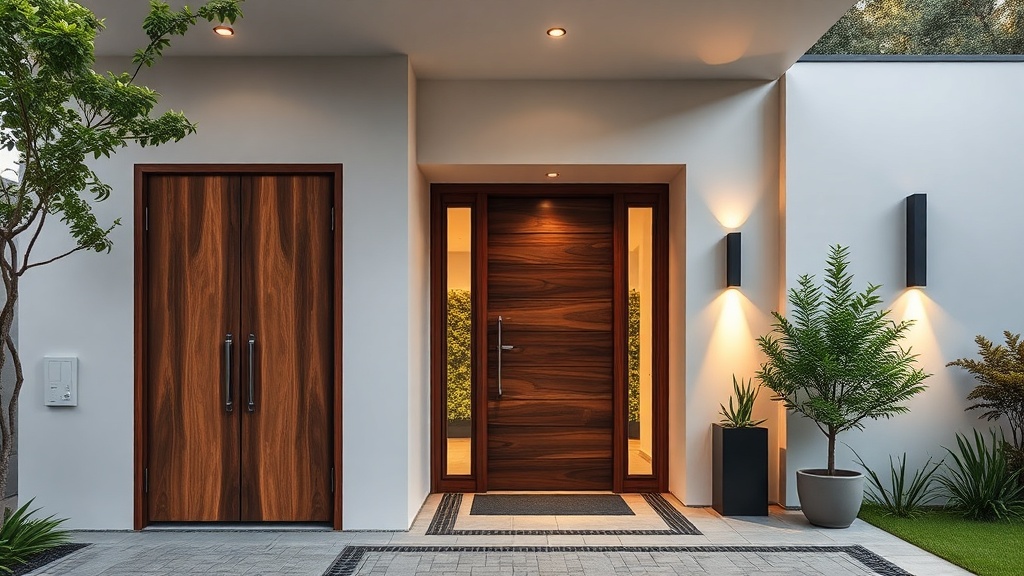 Por que o design de interiores começa pela porta de entrada