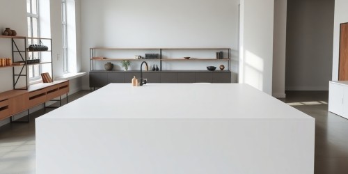 Bancadas em Corian sob medida para projetos residenciais sofisticados