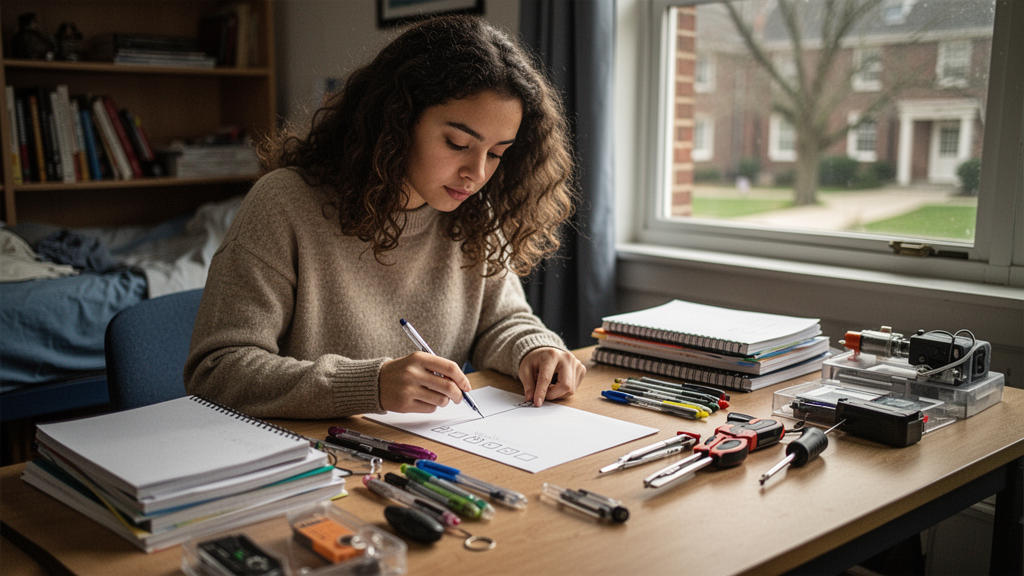 Planejando compras e reposições de materiais ainda na faculdade