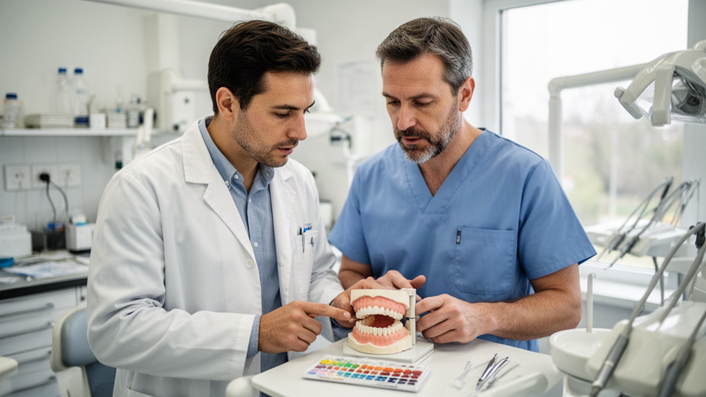 Comunicação clara entre dentista e técnico