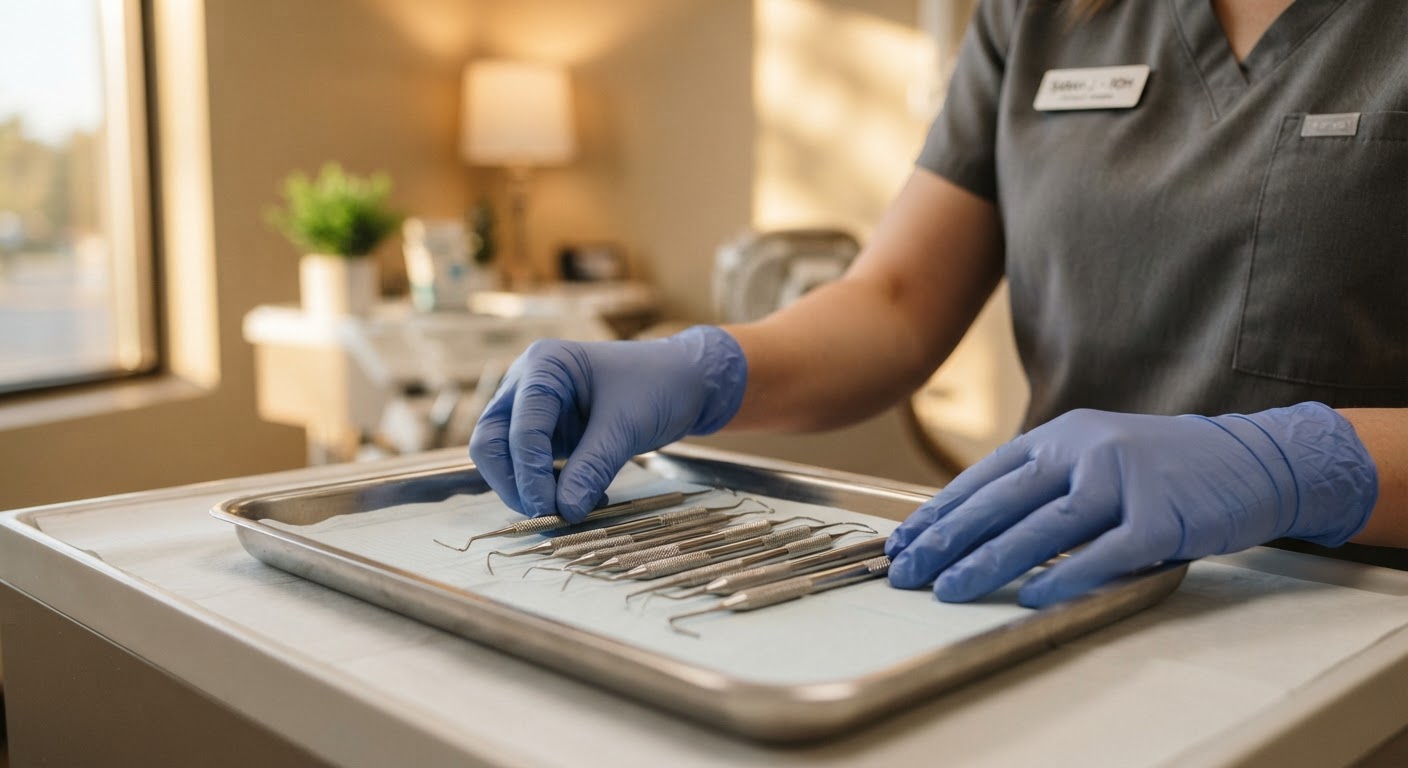 Curetas e instrumentos para raspagem periodontal