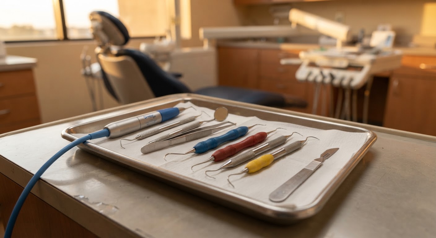 Itens complementares para procedimentos periodontais