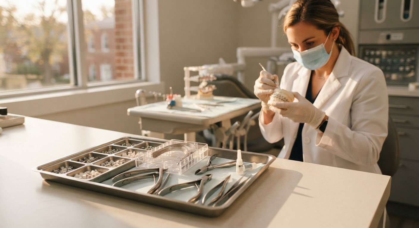 Como os materiais organizam a rotina ortodôntica