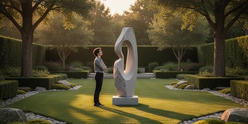 Como escolher escultura para jardim residencial com proporção?