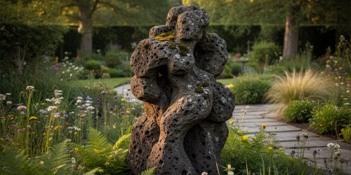 O que é escultura rústica para jardim e quando usar esse estilo?