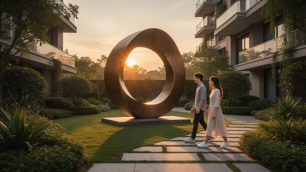 Como a escultura para condomínio valoriza áreas comuns?