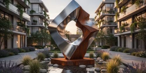Ideias de escultura para condomínio residencial