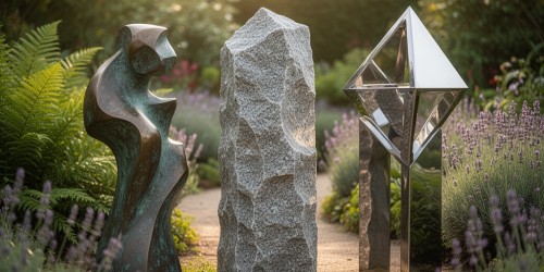 Quais materiais duram mais em escultura para jardim?