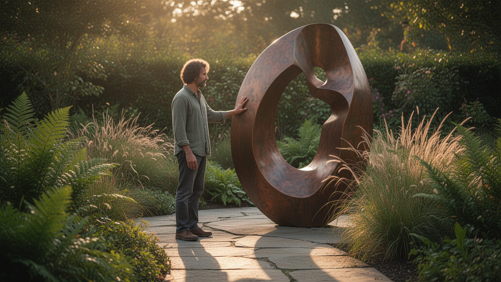 O que é escultura para jardim e por que ela vai além da decoração?