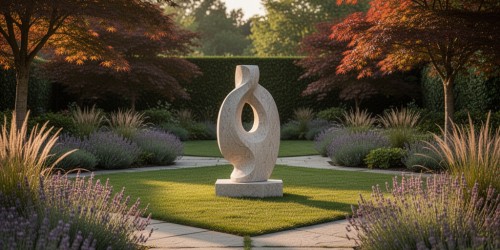 Onde posicionar escultura para jardim com harmonia visual?